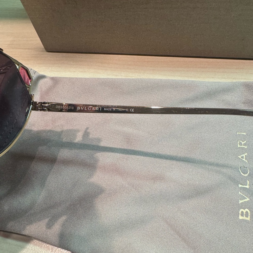 NWT/NIB BVLGARI Cat Eye 56mm Sunglasses - Picture 6 of 9